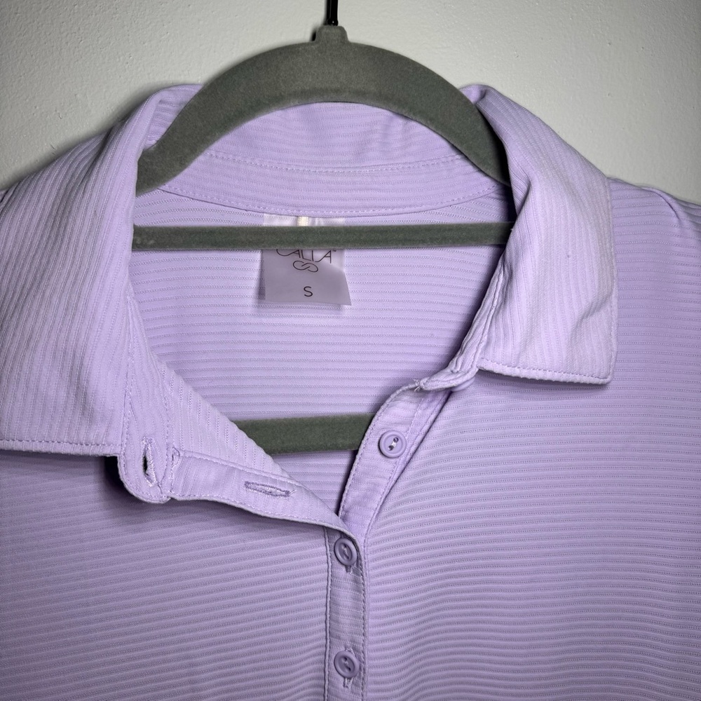CALIA Women's Golf Flutter Sleeve Polo
Small Lilac - Picture 3 of 7